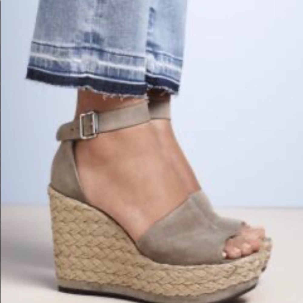Stuart weitzman woven wedge.